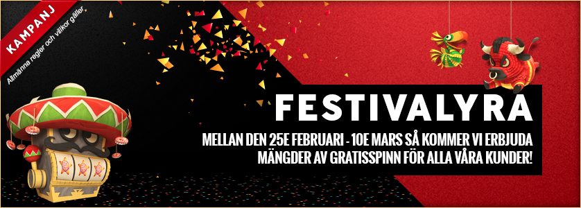 Festivalyra hos SverigeCasino