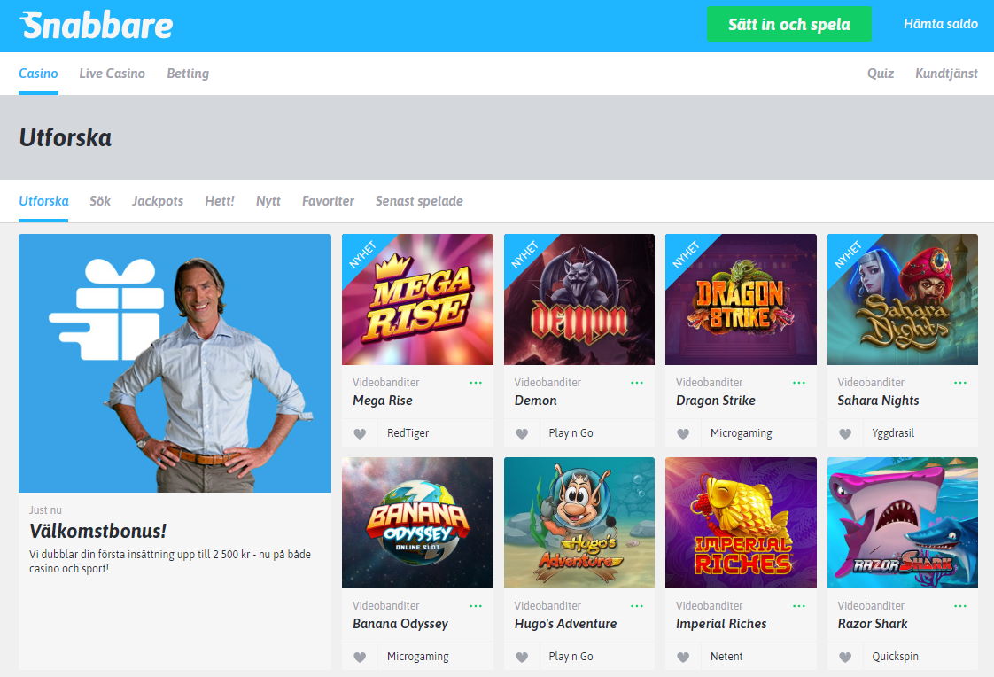 Snabbare.com casino