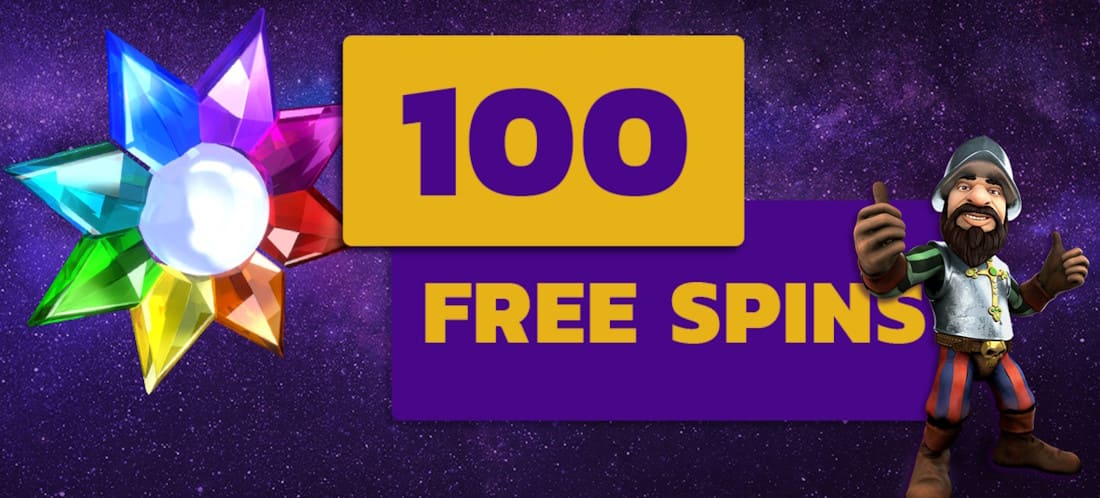 100 free spins till nya spelare